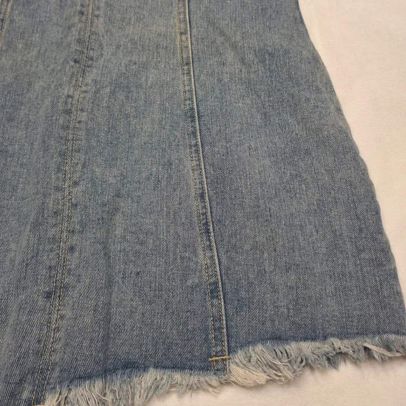 Cider Strapless Denim Dress - Picture 7 of 16